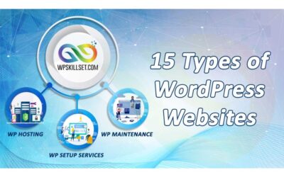 15 Popular types of websites that you can create with WordPress?